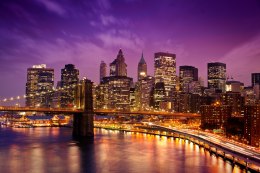 Fototapeta New York Manhattan Pont De Brooklyn