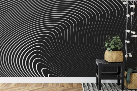 Fototapeta Of The Gray Pattern Of Lines . Eps10.