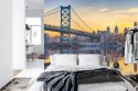 Fototapeta Philadelphia Sunset Skyline Refection