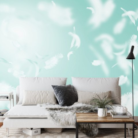 Fototapeta Pływający W Zieleni