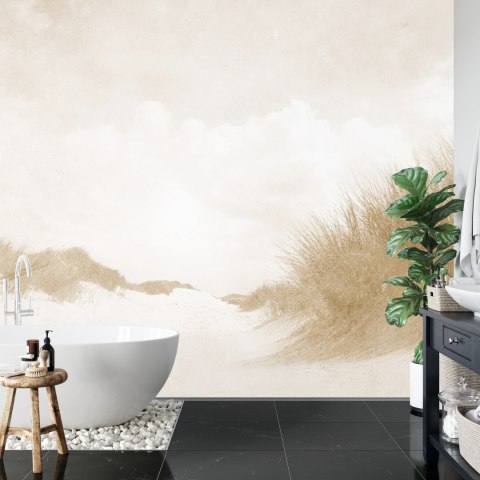 Fototapeta Sandy Days Wyblakły Vintage W Sepii