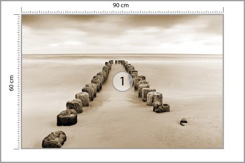 Fototapeta Sepia Przypływów I Odpływów