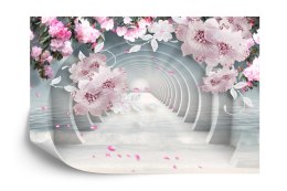 Fototapeta 3D Wallpaper Pink Jewelry Flowers