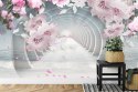 Fototapeta 3D Wallpaper Pink Jewelry Flowers