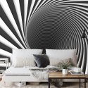 Fototapeta Abstract Background Lines Black Hole 3D