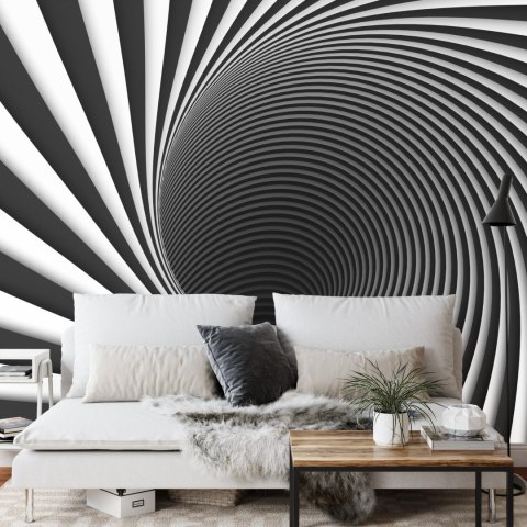 Fototapeta Abstract Background Lines Black Hole 3D