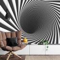 Fototapeta Abstract Background Lines Black Hole 3D