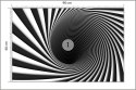 Fototapeta Abstract Background Lines Black Hole 3D