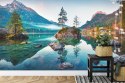 Fototapeta Beautiful Autumn Scene Of Hintersee Lake. Colorful Morning View Of Bavarian Alps On The Austrian Border, Germany, Eur