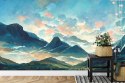 Fototapeta Fairy Land, Contemporary Art, Poetic Scenery Background, Oil Canvas Painting