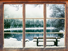 Fototapeta Fensterblick Bluntautal