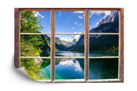 Fototapeta Fensterblick Gosausee