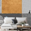 Fototapeta Gold Geometric Background Art. Modern Grey Pattern,