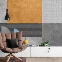 Fototapeta Gold Geometric Background Art. Modern Grey Pattern,