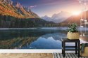 Fototapeta Incredible Nature Landscape. Amazing Lake Jasna With Of A Mirror Reflection. Stunning Vivid Nature Scenery Of Sloveni