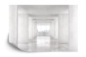 Fototapeta Loft Style Tunnel With Many Walls In Light Empty Building With B