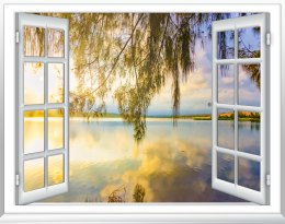 Fototapeta Ocean View Window Paradise