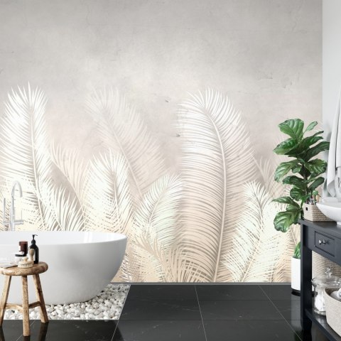 Fototapeta Tropical Trees And Leaves For Digital Printing Wallpaper, Custom Design Wallpaper - 3D