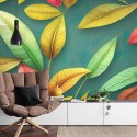 Fototapeta Tropical Trees And Leaves For Digital Printing Wallpaper, Custom Design Wallpaper 3D