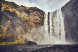 Obraz Na Płótnie Wodospad Skogafoss Na Islandii