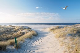 Obraz Na Płótnie Plaża Wydmy I Morze