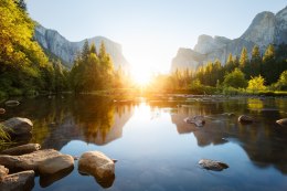 Obraz Na Płótnie Wschód Słońca W Dolinie Yosemite