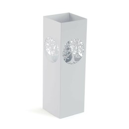 Stojak na parasole Versa Drzewko życia Biały Metal Żelazo 15 x 49 x 15 cm