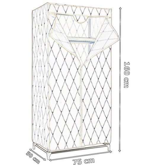 Szafa tekstylna Gaja Vitto brąz