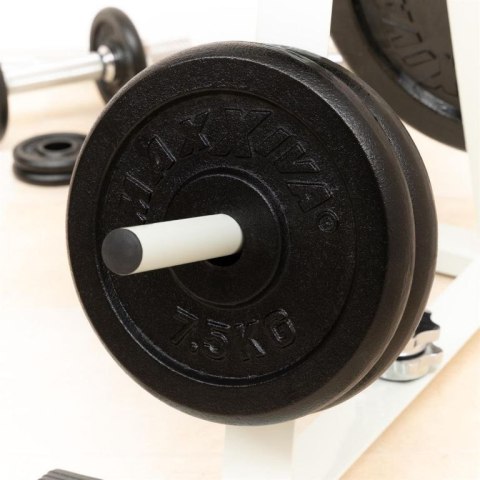 MAXXIVA Zestaw 2 obciążników do hantli o łącznej wadze 15 kg MAXXIVA Zestaw 2 obciążników do hantli o łącznej wadze 15 kg