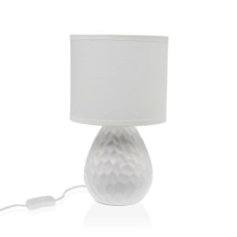 Lampa stołowa Versa Biały Ceramika 40 W 15,5 x 27,5 cm