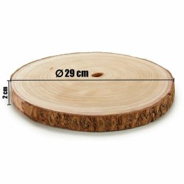 Pień Drewniany Dekoracyjny Brązowy 30 x 2 x 30 cm (12 Sztuk)