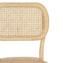 Krzesło do Jadalni Naturalny Rattan Drewno wiązu 45 x 41 x 88 cm