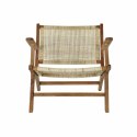 Krzesło DKD Home Decor MB-182316 Naturalny Teczyna Jasnobrązowy Rattan (69 x 78 x 68 cm)