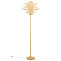 Lampa Stojąca DKD Home Decor Poliester Bambus (50 x 50 x 168 cm)