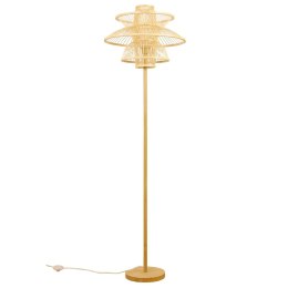 Lampa Stojąca DKD Home Decor Poliester Bambus (50 x 50 x 168 cm)