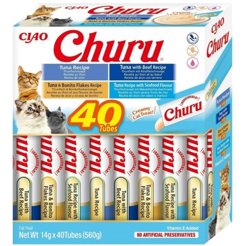 Snack for Cats Inaba Churu Variety box Tuna Ryba