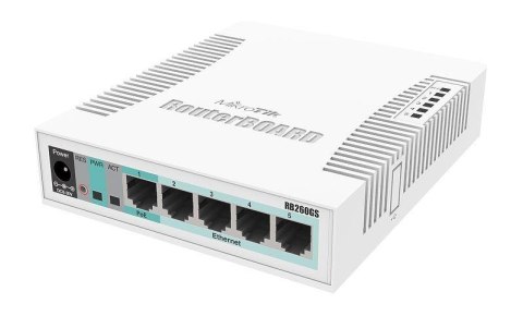 NET SWITCH 5PORT 1000M/CSS106-5G-1S MIKROTIK