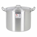 Garnek z Pokrywką 39693 Ø 22 cm Srebrzysty 6 L Aluminium 29 x 23 x 20 cm