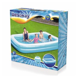 Bestway Basen Dmuchany 2 Komory Prostokątny 305x183x46 cm +3 Lata Ogród 54150