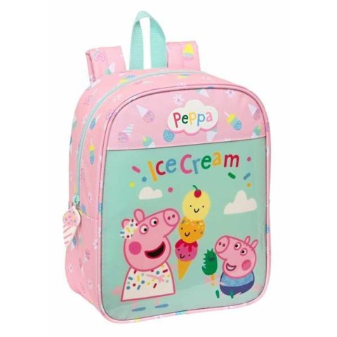 Plecak szkolny Peppa Pig Ice cream Różowy 22 x 27 x 10 cm