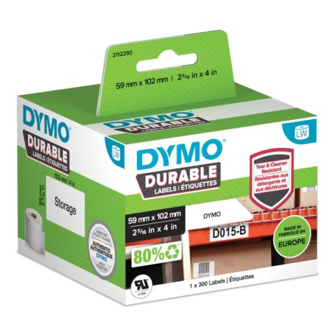 Etykiety do Drukarki Dymo Durable Biały