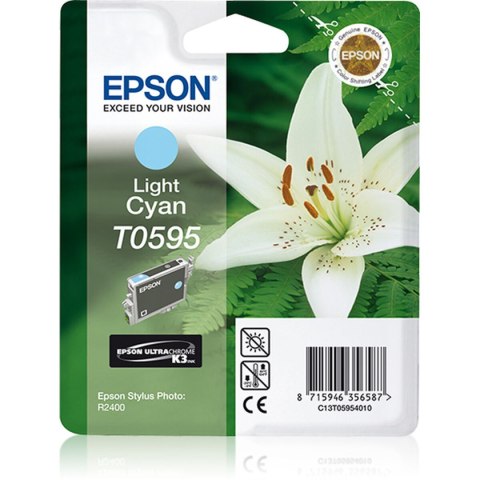 Oryginalny Wkład Atramentowy Epson C13T05954010 Turkusowy Jasnobłękitny