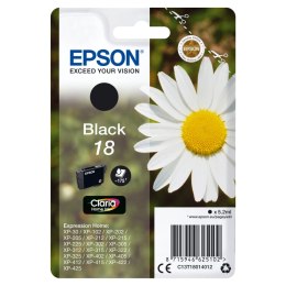 Oryginalny Wkład Atramentowy Epson C13T18014012 Czarny