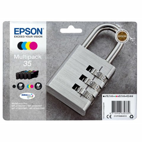 Oryginalny Wkład Atramentowy Epson C13T35864010 Wielokolorowy