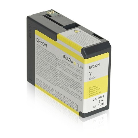 Oryginalny Wkład Atramentowy Epson C13T580400 Żółty