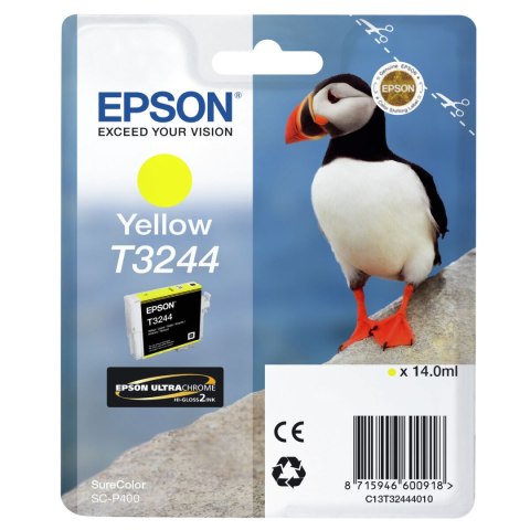 Oryginalny Wkład Atramentowy Epson T3244 Yellow Żółty Czarny