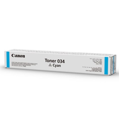 Toner Oryginalny Canon 034 Turkusowy