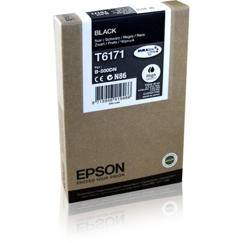 Oryginalny Wkład Atramentowy Epson C13T617100 Czarny