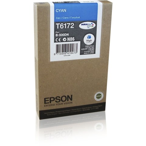 Oryginalny Wkład Atramentowy Epson C13T617200 Turkusowy