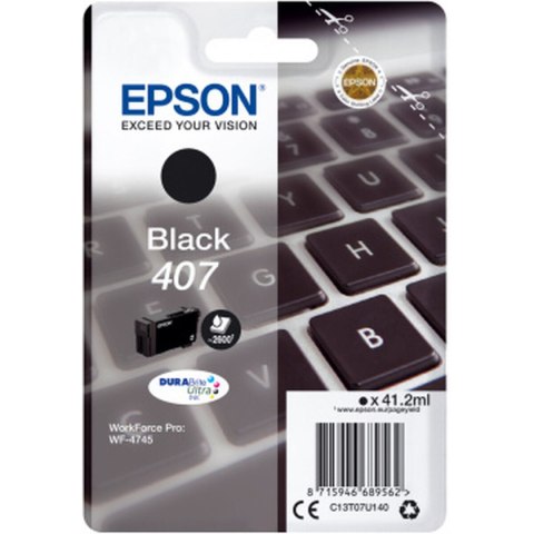 Oryginalny Wkład Atramentowy Epson WF-4745 Czarny Turkusowy